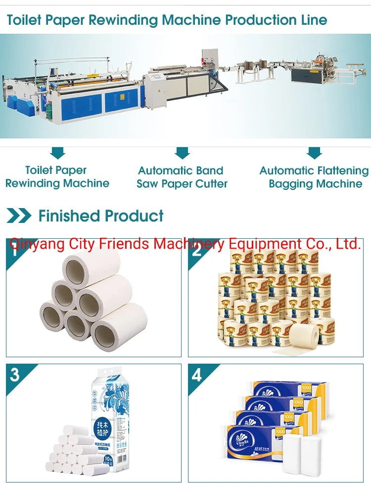 Automatic High Speed Toilet Paper Processing Equipment Machine Roll Paper Tube Paper Machine Stable Output