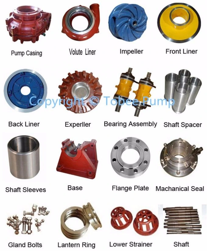 OEM Spare Parts of Paper Pump Andritz for Waste Water Treatment Pumps