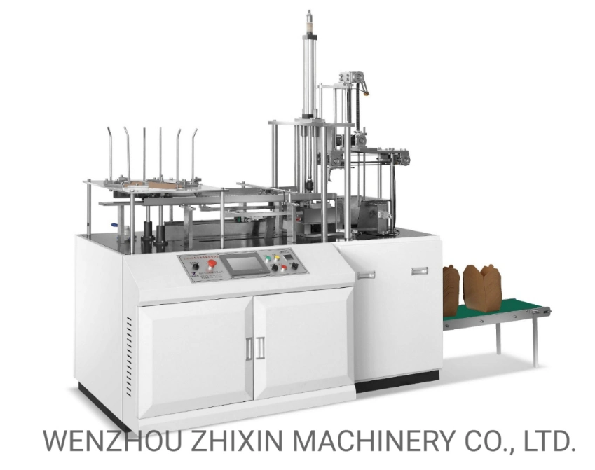 Paper Folding Machine Processing Type Paper Food Tray Box Forming Machine