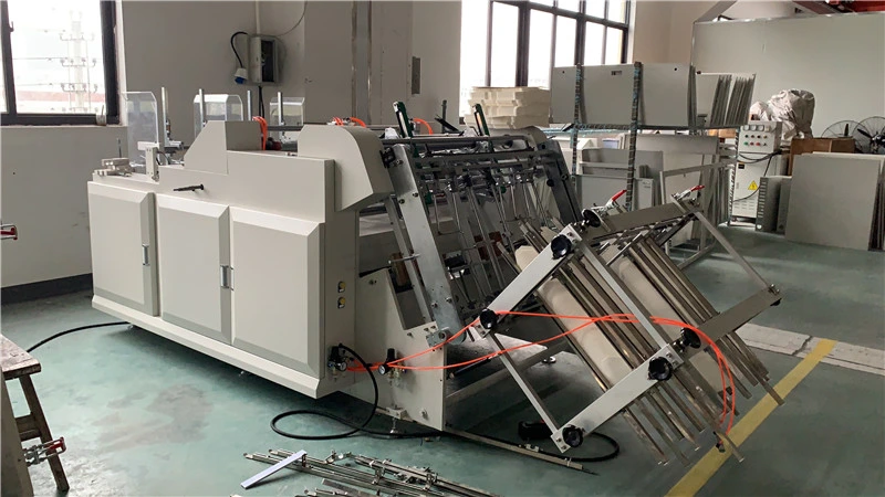 High Speed Double Line Food Paper Box Making/ Forming /Gluing Machine