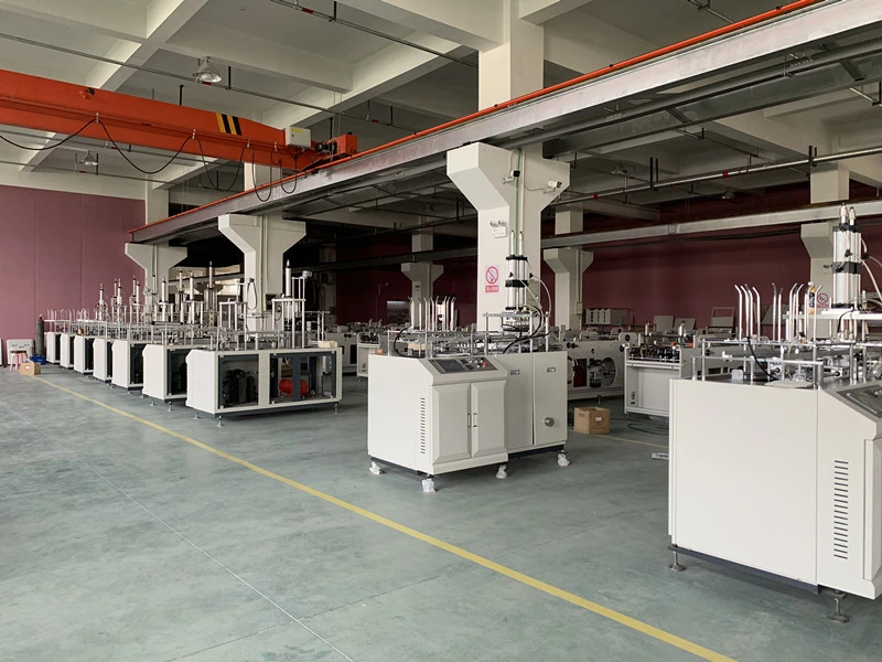 Paper Folding Machine Processing Type Paper Food Tray Box Forming Machine