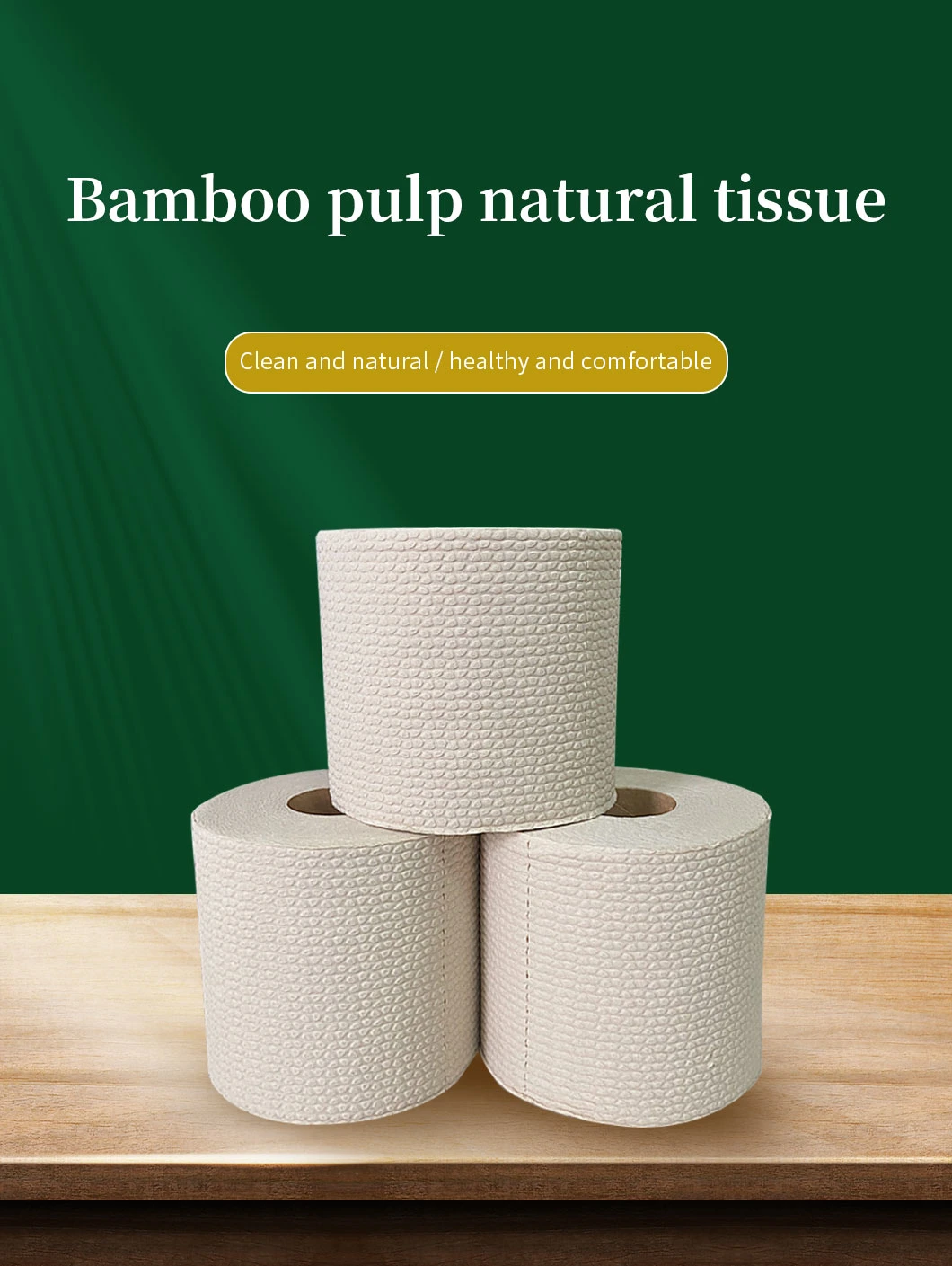 Standard Roll Core Custom Toilet Tissue Paper Roll Manufacturers Tissue Virgin Bamboo Pulp