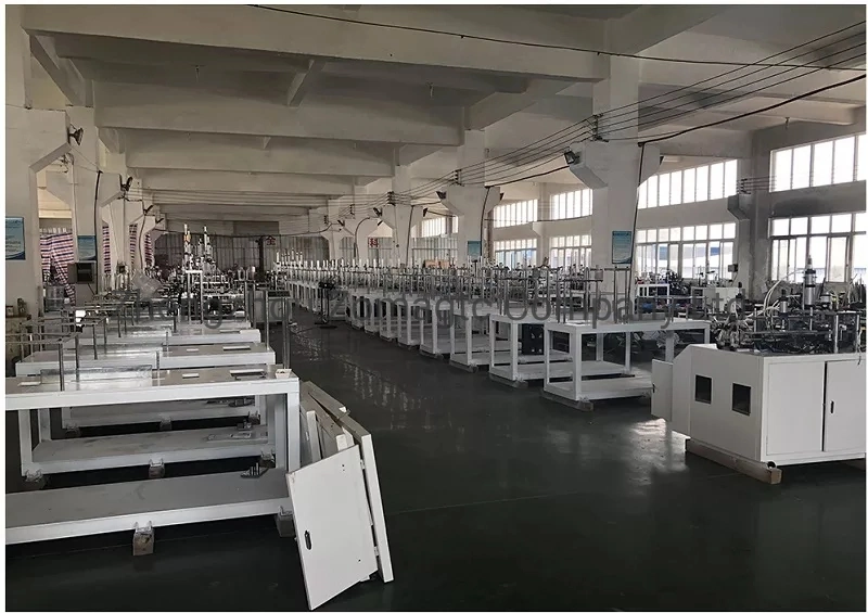 Auto Production Line Disposable Box Making Machine Paper Lunch Box Forming Machine