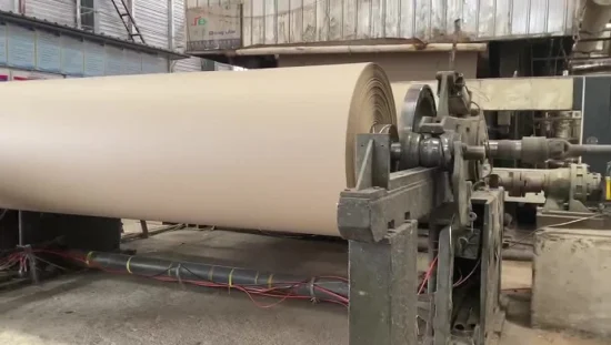 Product Machinery Cardboard Packing Board Making 80ton Kraft Paper Machine