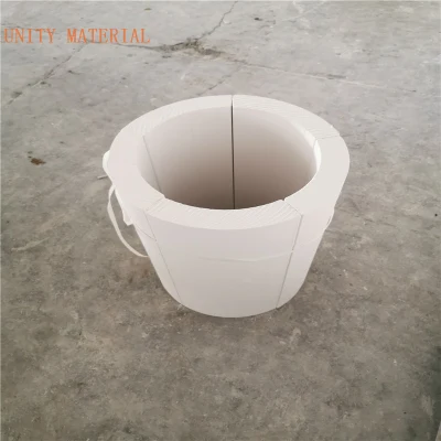 Low Density Moisture Resistant Heat Insulation Calcium Silicate Tube Pipe Section