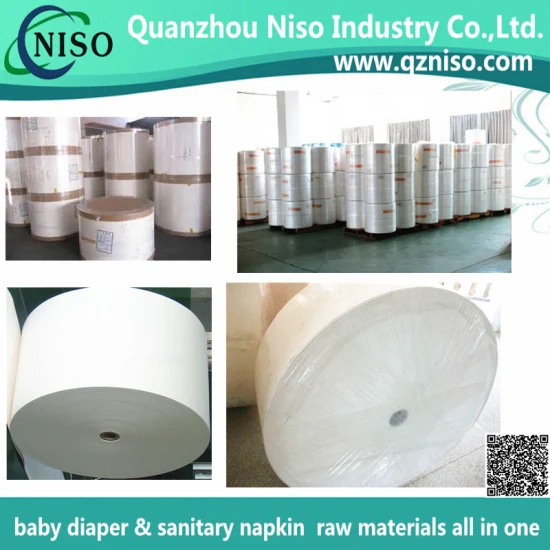 Baby Diaper Raw Materials Fluff Pulp with Competitive Price (FP-09)
