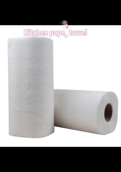 100%Virgin Pulp High Quality Natural Color Factory Price for Household Kitchen Maxi Roll
