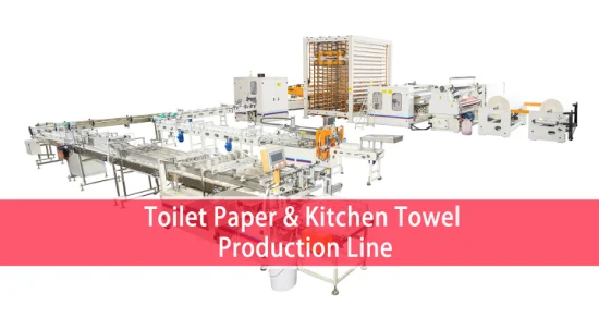 Automatic Manufacturing Roll Toilet Tissue Paper Product Making Machine