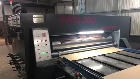 Corrugated Box Paper Product Making Printing Slotting Die Cutting Machine
