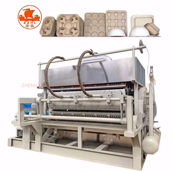 Paper Egg Tray Making Machine 1000PCS Per Hour Carton Box Egg Tray Production Line